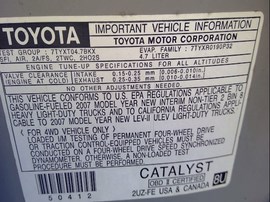 2007 TOYOTA SEQUOIA, SILVER, LIMITED, 4.7L, AT, 4WD,   Z25081